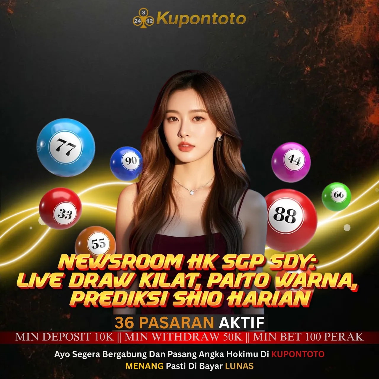 KUPONTOTO ⛳ Newsroom HK SGP SDY: Live Draw Kilat, Paito Warna, Prediksi Shio Harian